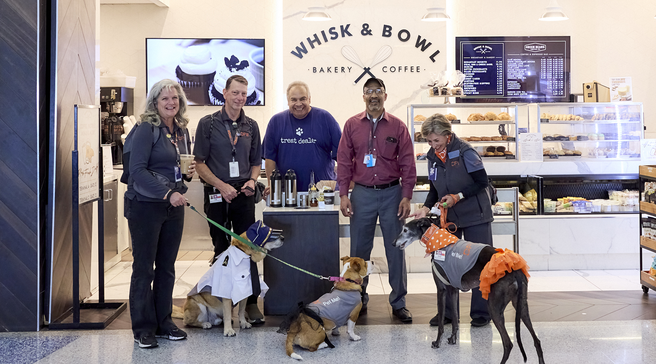 Whisk & Bowl at DFW Celebrates Therapy Dogs and Ambassadors